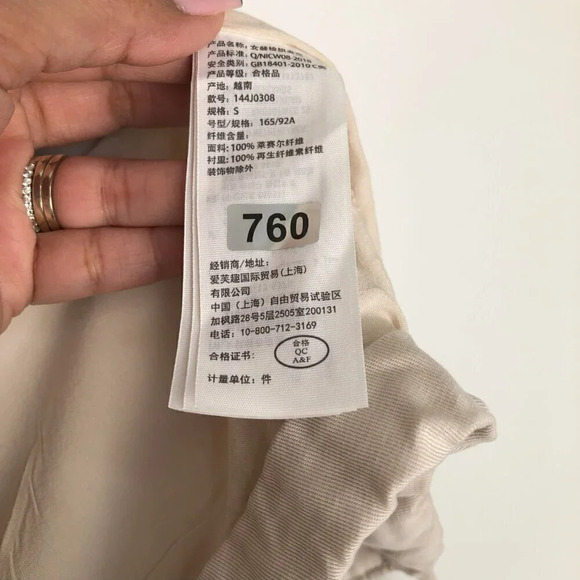 Abercrombie & Fitch Beige Asymmetrical Moto Biker Style Jacket Size Small - Picture 13 of 15